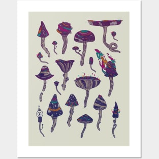 Magic Mushrooms Posters and Art